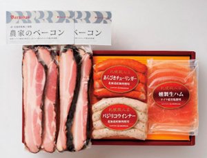 農家のベーコンステーキセット